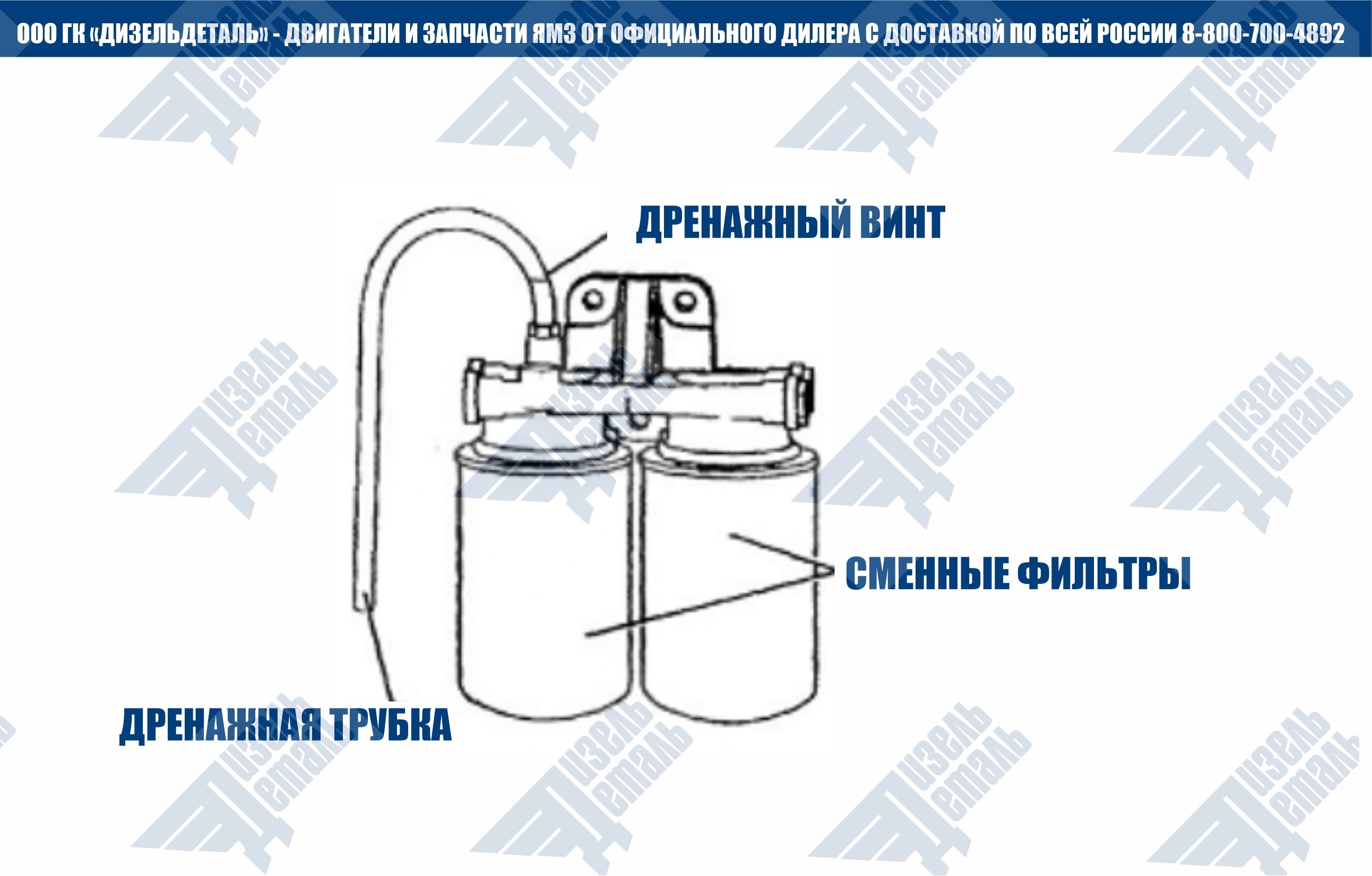 Как поменять топливные фильтры на ЯМЗ-5340 и ЯМЗ-650 | Блог компании ООО ГК  