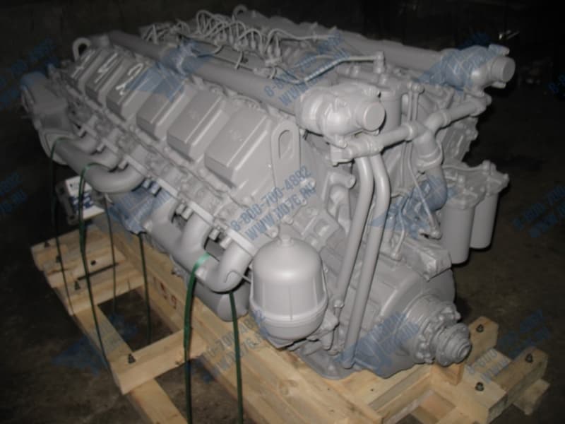 Картинка для Двигатель ЯМЗ 240НМ2 без КП и сцепления с индивидуальными головками