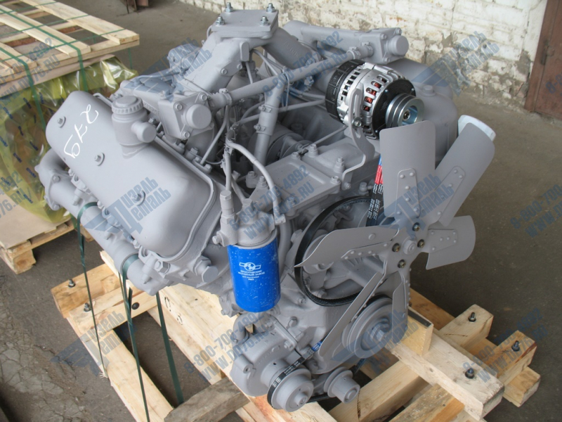 Картинка для Двигатель ЯМЗ 236М2 без КП со сцеплением 59 комплектации