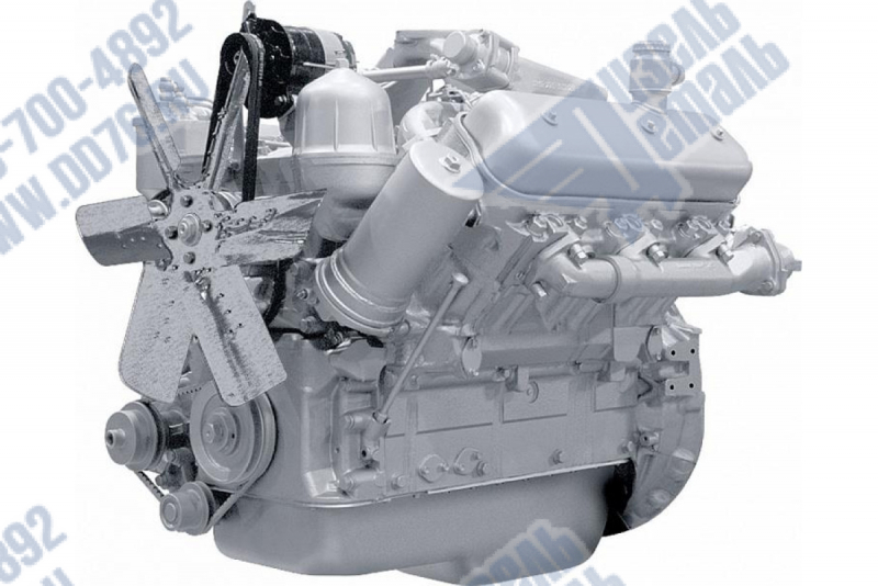Картинка для Двигатель ЯМЗ 236Д без КП со сцеплением 4 комплектации