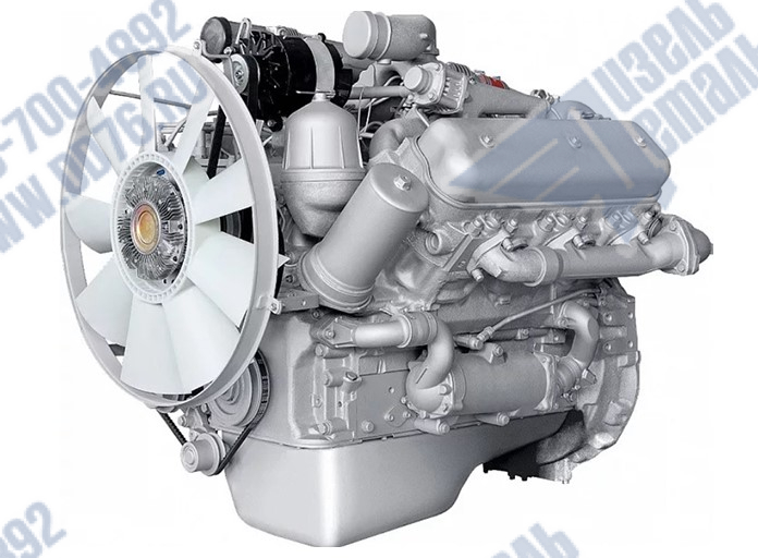 236БЕ-1000186 Двигатель ЯМЗ 236БЕ без КП и сцепления основной комплектации